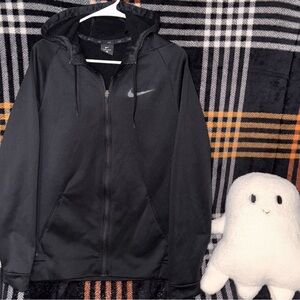 Nike Men's Black Windbreaker Jacket